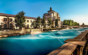 Unity Village, Kansas City fountains, que America, USA travel HD wallpaper
