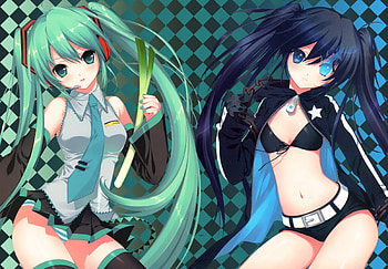 Vocaloid, miku, hatsune, bikini, girls HD wallpaper