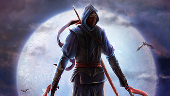 Twilight Ninja, artist, artwork, artstation HD wallpaper
