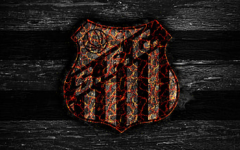 Logo, Sports, Santos Fc, Emblem, Fire, Soccer HD wallpaper