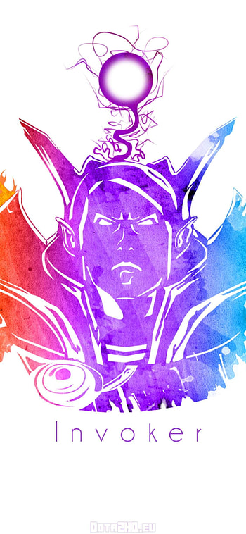 Invoker epic , Dota 2 game, Gaming art, backdrop HD phone wallpaper