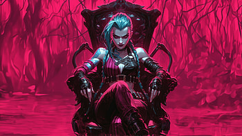 Jinx Twisted Fate, jinx-league-of-legends, league-of-legends, games, artwork, artist, digital-art, video-games HD wallpaper