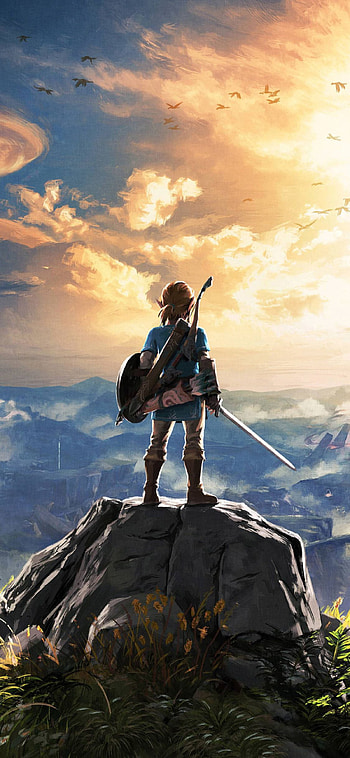 The Legend Of Zelda Breath Of The Wild - X - & Background HD phone wallpaper