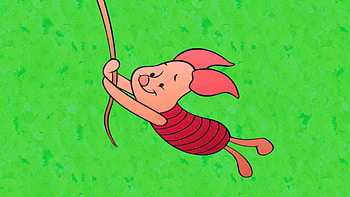 Piglet, Animation, Winnie-the-Pooh, Cute pig HD wallpaper