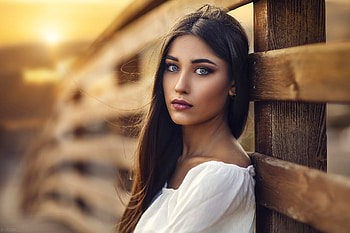 Model, girl, women, hair HD wallpaper