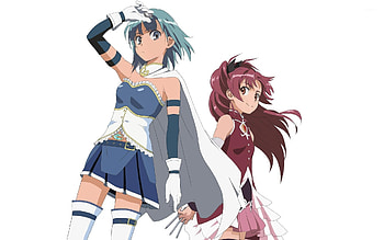 Sayaka and Kyoko, Madoka Magica HD wallpaper