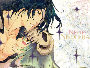 Neliel & N, girl, anime, boy, love HD wallpaper