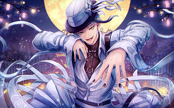 Jade Leech, , moon, Twisted Wonderland, Jeido Richi, manga, Jade Leech Twisted Wonderland HD wallpaper