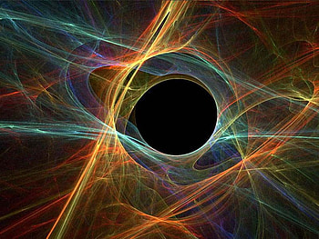 opening amidst scintillation, void, color, light HD wallpaper