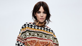 2021, brunette model, Kendall Jenner, Elle HD wallpaper