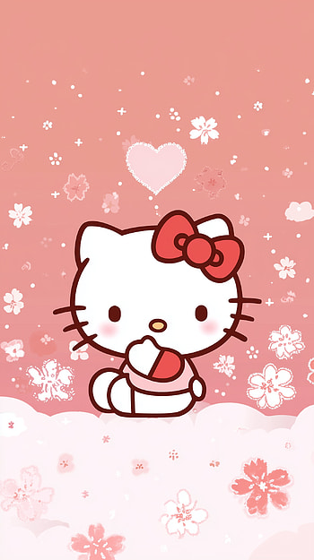 Sanrio Hello Kitty: Kawaii Pink , Hello Kitty, sanrio, kawaii HD phone wallpaper