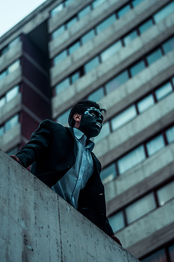 Miscellanea, Miscellaneous, Mask, Human, Person, Roof, Make Up, Meikap HD phone wallpaper