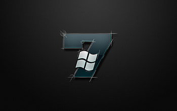 windows 7 carbon, cg, abstract HD wallpaper