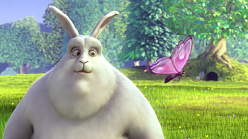 big bunny and butterfly, fairy, bunny, cartoon, butterfly, beautiful, dream HD wallpaper