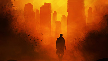 Blade Runner 2049 city artwork, High resolution , Stunning stock HD wallpaper
