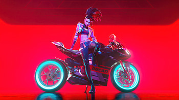 Akali League Of Legends Bike , akali-league-of-legends, league-of-legends, games HD wallpaper
