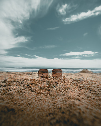 Beach, Sand, Miscellanea, Miscellaneous, Relaxation, Rest, Relax, Sunglasses HD phone wallpaper