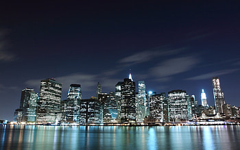Landscape, Cities, Night HD wallpaper