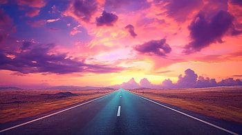 Road To The Harmony , road, artist, artwork, digital-art HD wallpaper