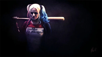 Harley Quinn Black, Dark and bold, Intriguing personality, Mysterious allure HD wallpaper