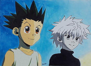 Artstation Gon & Killua, Anime characters, Hunter x Hunter, Digital art HD wallpaper