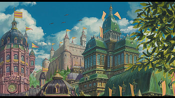 I was so impressed by the animation in Howl's Moving Castle that I've been screenshotting a few of the more memorable scenes to use as . HD wallpaper