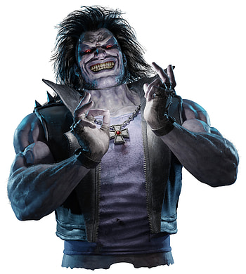 Lobo (DC Comics), Raw artistic portrayal, Intergalactic badass, Unique comic style HD phone wallpaper