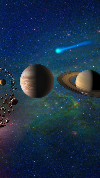 Space Background, Planet HD phone wallpaper