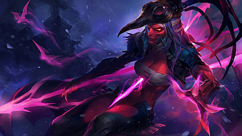 Kalista Blood Moon LoL, video game, League Of Legends, Kalista (League Of Legends) HD wallpaper