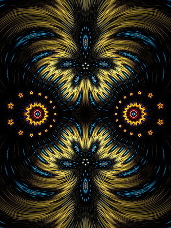Symmetry, Abstract, Multicolored, Motley, Fractal, Psychedelic, Tribal HD phone wallpaper