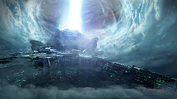 The Wondering Earth, Sci Fi, Structure HD wallpaper