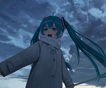 Hatsune Miku, Hatsune Miku, Anime, Vocaloid HD wallpaper