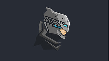 Batman Mask Minimalism , batman, minimalism, artist, digital-art, superheroes, artwork, artstation HD wallpaper
