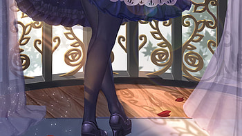 Anime Lady, model, girl, dance, shoes HD wallpaper