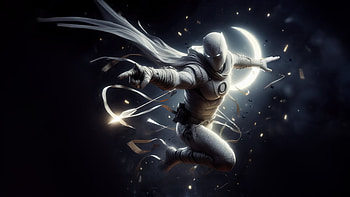 Moon Knight Cosmic Defender, moon-knight, tv-shows, superheroes, artwork, digital-art, ai HD wallpaper
