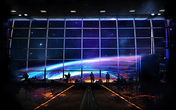 Space View, space, digital-universe HD wallpaper