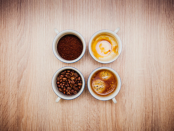 Food, Cups, Coffee, Variety, Varieties HD wallpaper