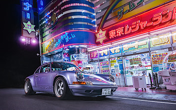 Porsche 911 Reimagined By Singer , porsche-911, porsche, cars, behance, vintage-cars HD wallpaper