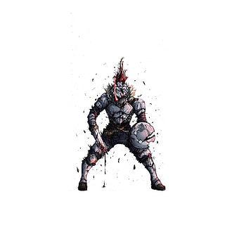 Minimal, Goblin Slayer, anime, warrior, art HD phone wallpaper