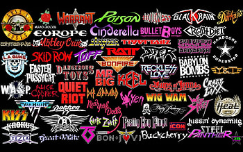 band logo's, metal, logos, rock, bands HD wallpaper