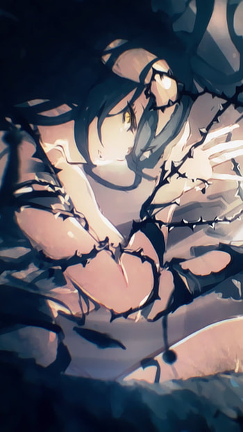 Albedo: Thorn Embrace — Overlord, Albedo (Overlord), Anime, Overlord HD phone wallpaper