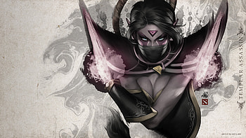 Templar Assassin Lanaya DoTA 2 HD wallpaper