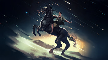 Eddie Brock Bonded A Horse, venom-the-last-dance, venom-3, venom, movies, tom-hardy, superheroes, artwork, digital-art, deviantart HD wallpaper