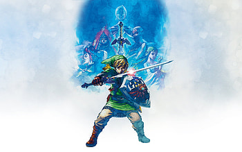 Skyward Sword artwork, Captivating designs, Gaming masterpiece, Digital allure HD wallpaper