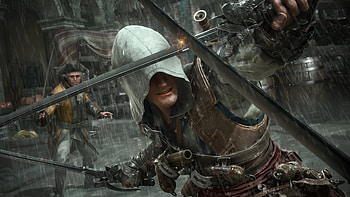 Assassin's Creed IV: Black Flag — Rainy Duel, Video Game HD wallpaper