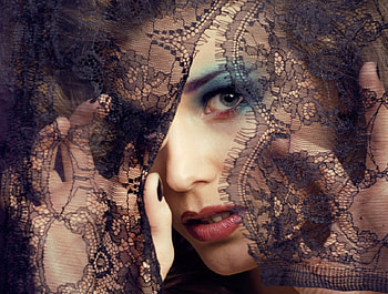 Beauty, veil, lady, model, graphy HD wallpaper