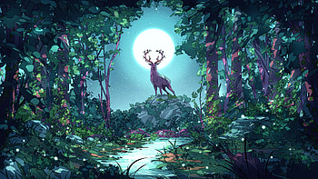 Board Man Moonlit Nights , artist, artwork, digital-art, artstation HD wallpaper