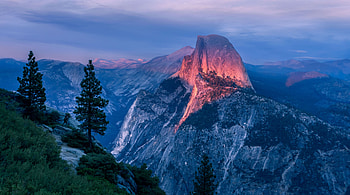 Nature, Sky, Usa, Mountain, Vertex, Top, United States, Yosemite Valley HD wallpaper