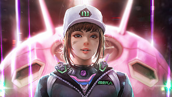 Dva Meka Game On , dva-overwatch, overwatch-2, overwatch, games, artstation HD wallpaper