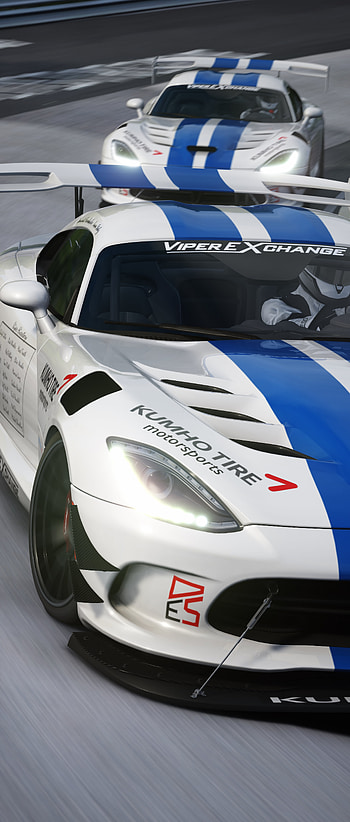 Dodge SRT Viper In Nurburgring Nordschleife Récord, Nürburgring, Dodge Viper SRT10 ACR, Dodge Viper ACR, Dodge Viper, Dodge, video game, Assetto Corsa HD phone wallpaper